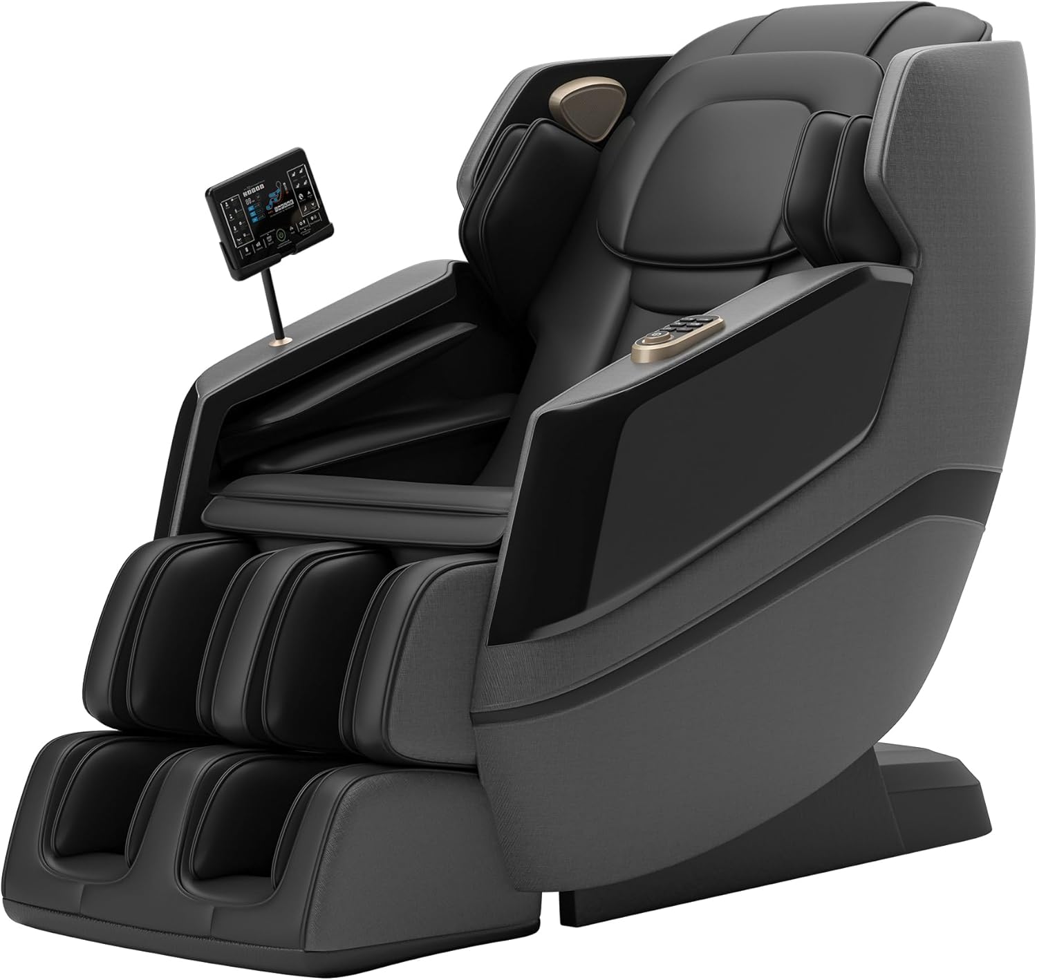 Massage Chair Full Body Shiatsu Recliner with SL Track, Zero Gravity, 3 Massage Intensity, Shortcut Key, Foot Rollers, Bluetooth Speaker, Q23 Black