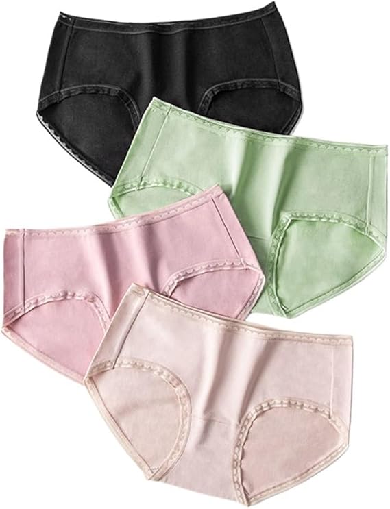 HBJWOV Long Staple Cotton Women's Underwear, Triangle Bottoms