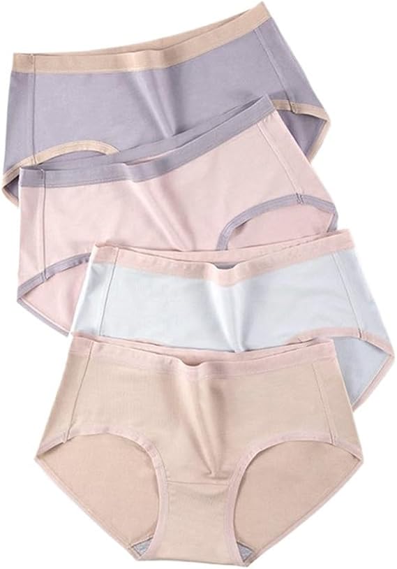 HBJWOV Women's Underwear Made of Cotton, with A Breathable and Super Elastic Fitting Triangle