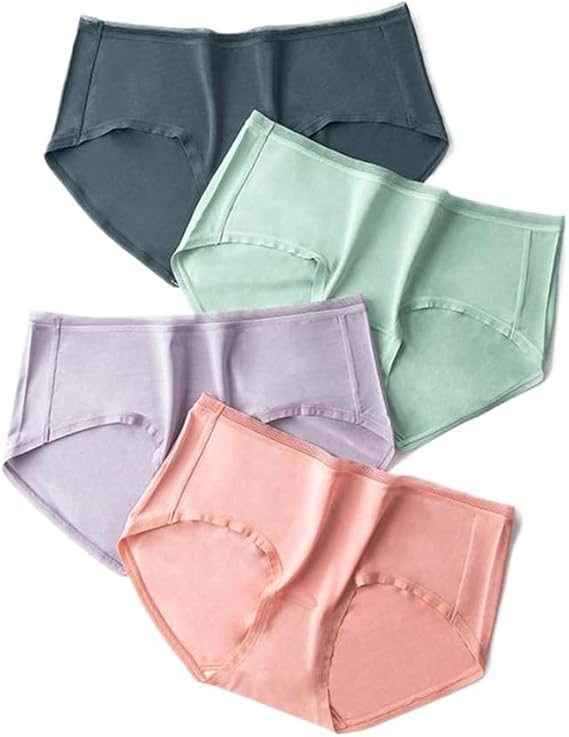 HBJWOV Women's Underwear Made of Cotton with Breathable Middle Waist